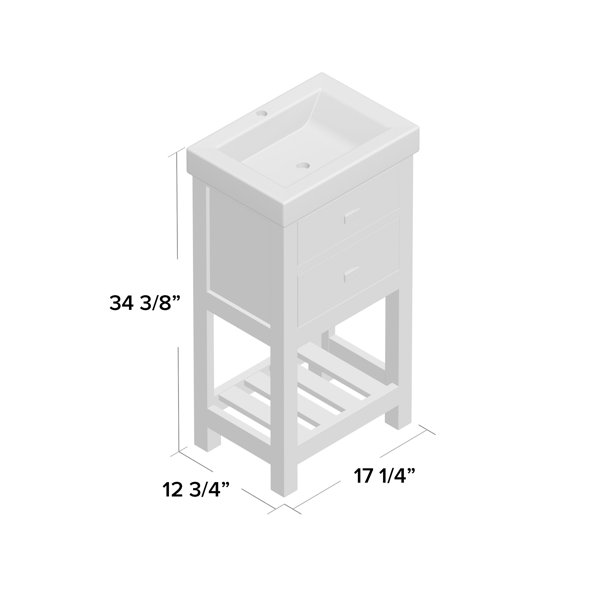 Knighten 18" Single Bathroom Vanity Set & Reviews Joss & Main